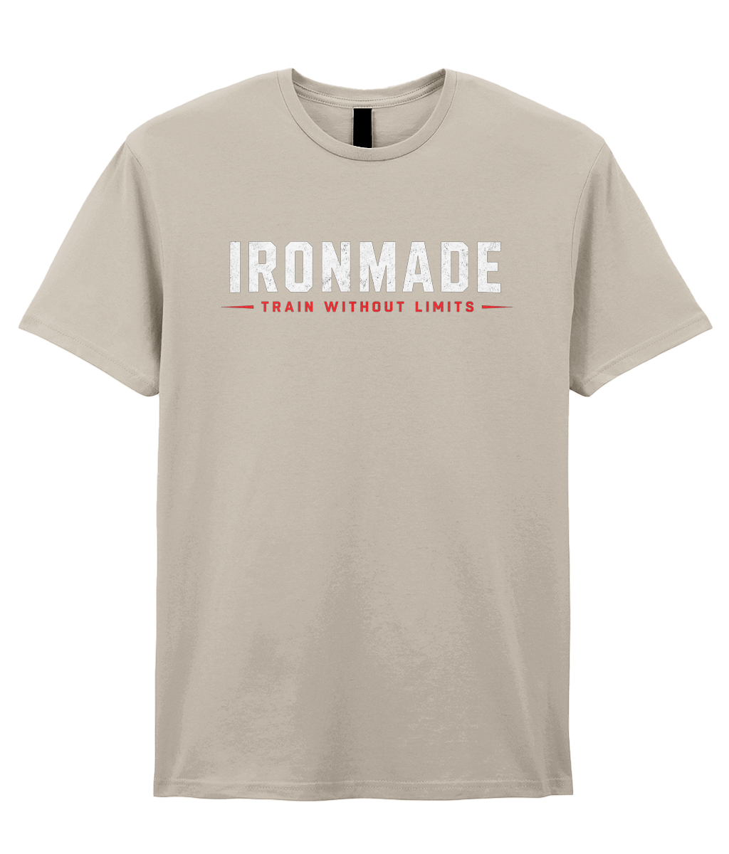 Men’s Ironmade ringspun T‑shirt in Sand