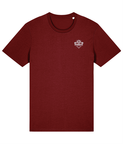 Men’s Classic T‑Shirt in Burgundy – soft regular fit organic cotton t‑shirt