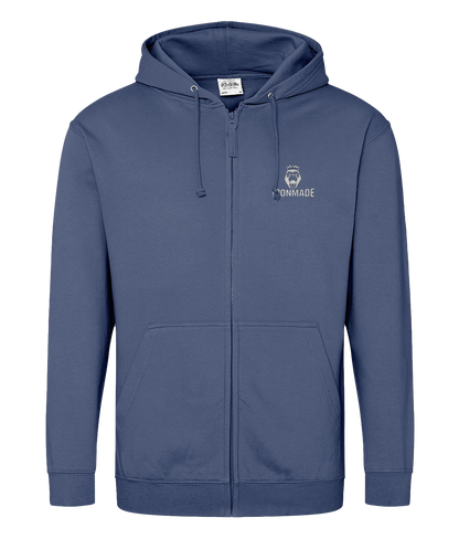 Front- Men’s full zip hoodie front view