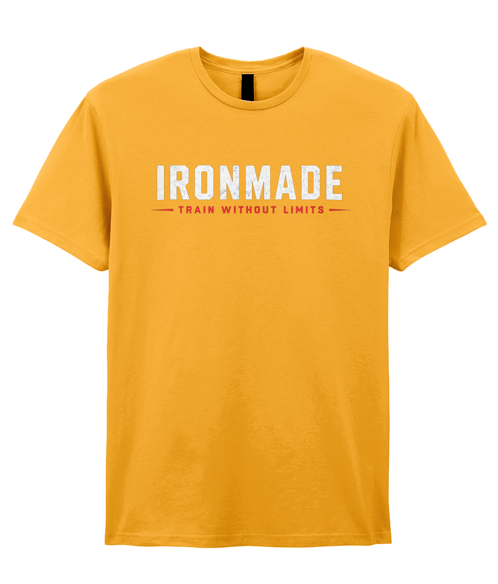 Gold: Men’s Ironmade ringspun T‑shirt in Gold
