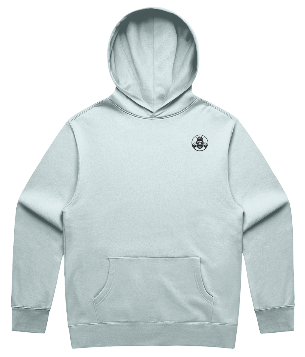 Front Men’s Relaxed Hoodie in Seaform – heavyweight oversized men’s gym hoodie
