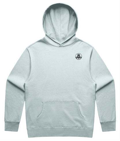 Front Men’s Relaxed Hoodie in Seaform – heavyweight oversized men’s gym hoodie