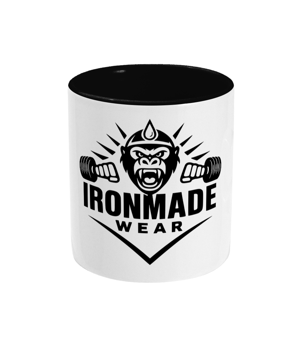 11oz mug with coloured handle and inner