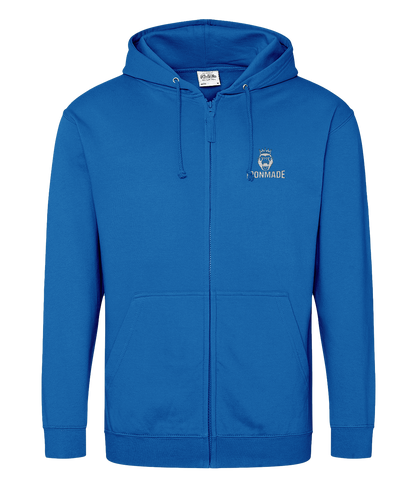 Men’s full zip hoodie front view