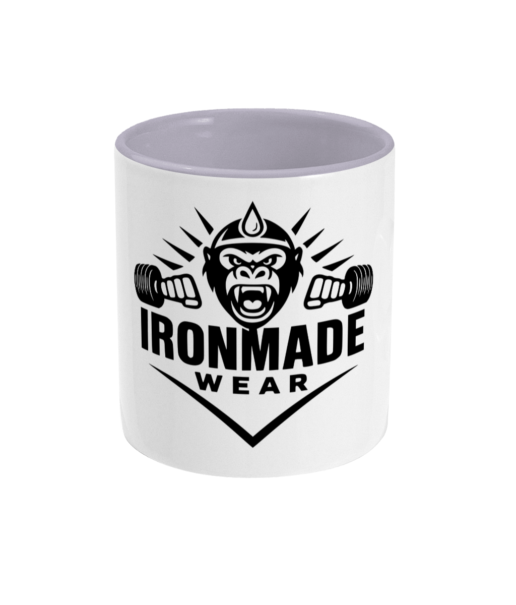Coloured handle 11oz mug interior detail
