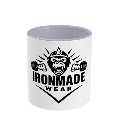 Coloured handle 11oz mug interior detail