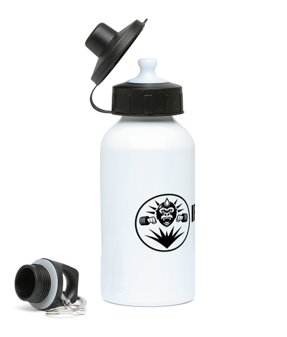 Black Ironmade water bottle — lightweight sports hydration bottle