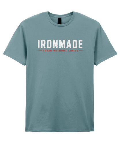 Men’s Ironmade ringspun T‑shirt in Stone Blue