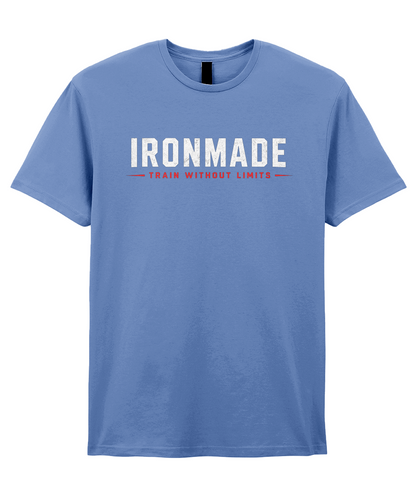 Carolina Blue: Men’s Ironmade ringspun T‑shirt in Carolina Blue