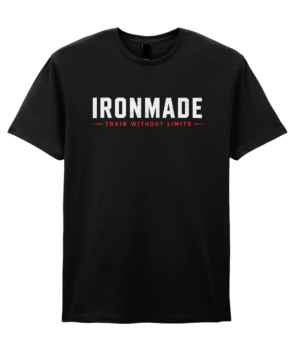 Black: Men’s Ironmade ringspun T‑shirt in Black