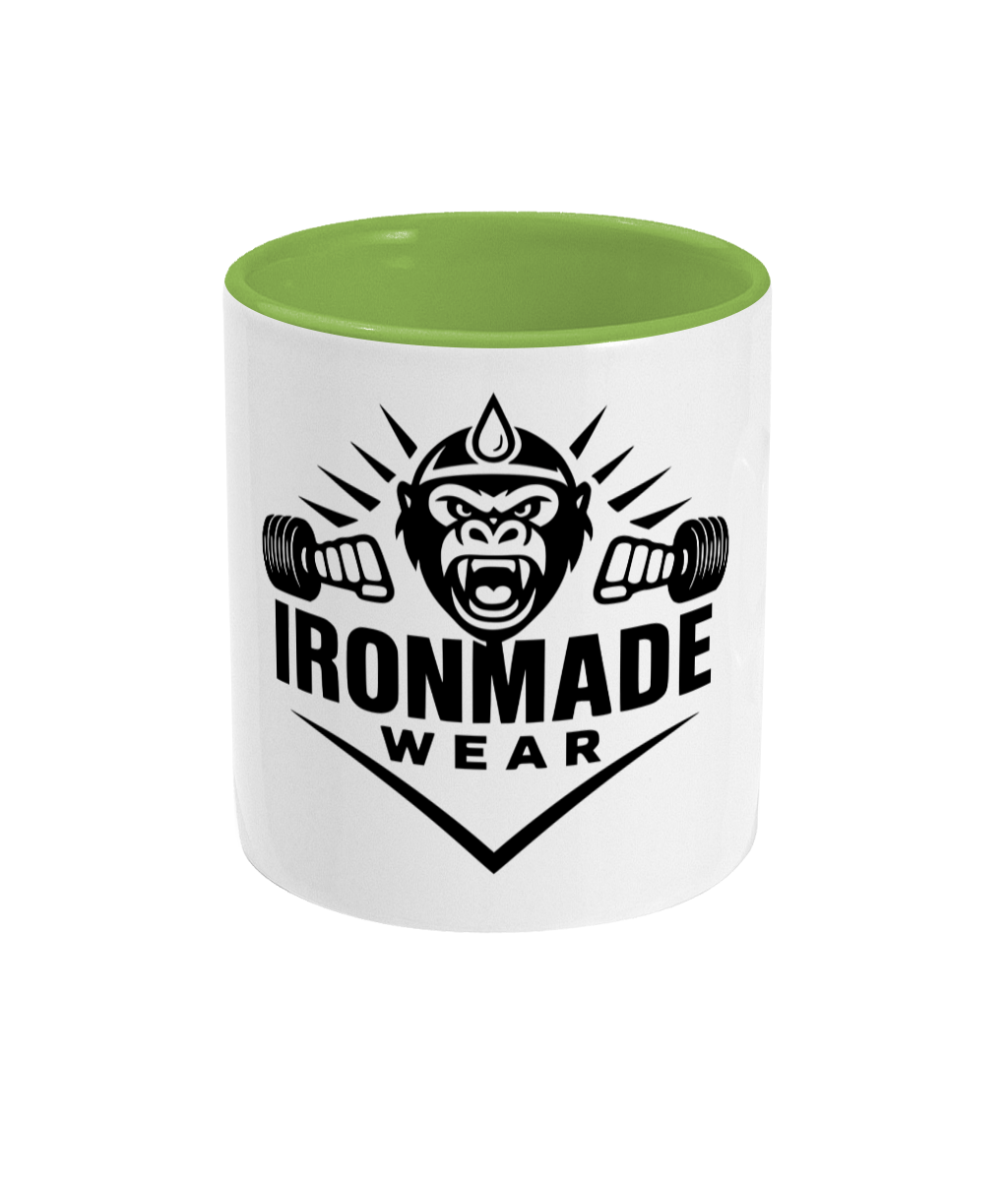 Coloured handle 11oz mug interior detail