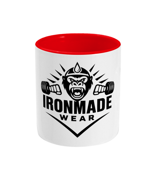 11oz mug with coloured handle and inner