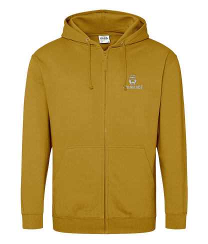 Front-Men’s zoodie with hood and zip detail