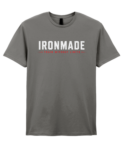 Charcoal: Men’s Ironmade ringspun T‑shirt in Charcoal