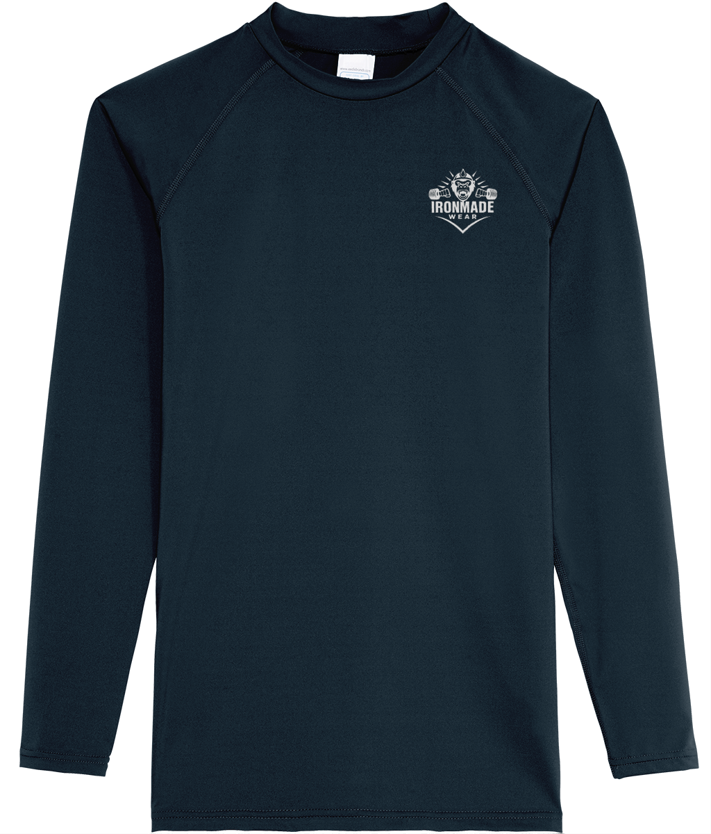 Men’s Baselayer in French Navy quick‑dry performance baselayer built for high‑intensity workouts