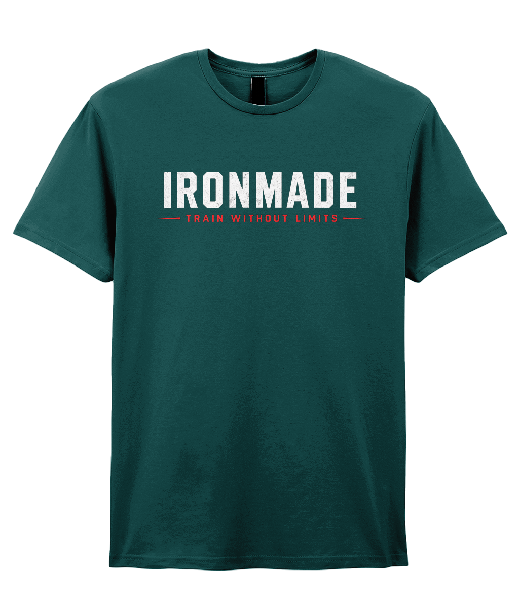 Fan Marine Green: Men’s Ironmade ringspun T‑shirt in Marine Green