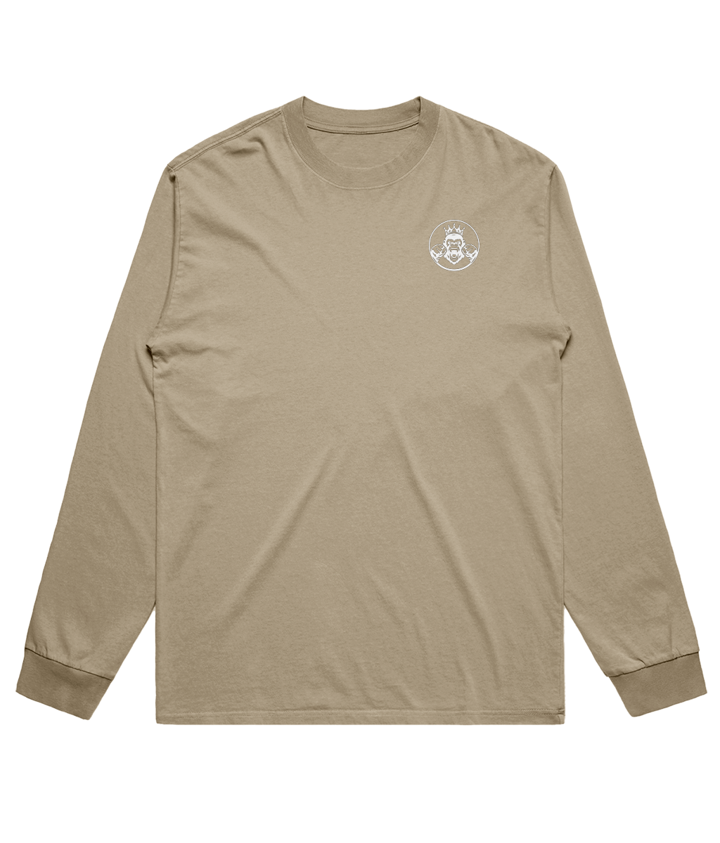 Front- Classic fit long sleeve T‑shirt